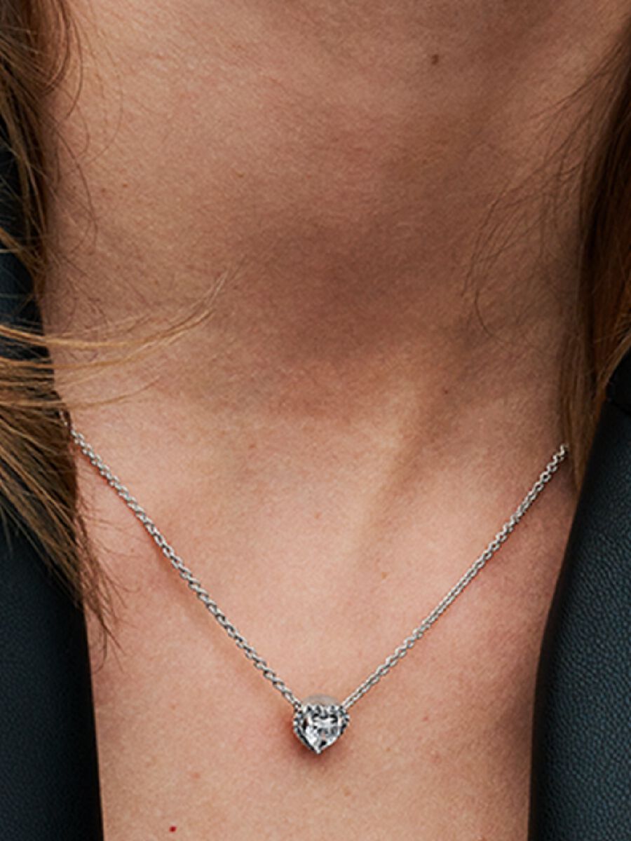 Collana Cuore in Rilievo