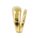 Anello a Fascia Martellato Design Doppio