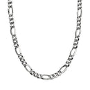 Collana con Catena Figaro e Moschettone Texture