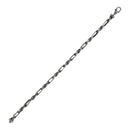 Bracciale Catena Figaro con Maglia Corda