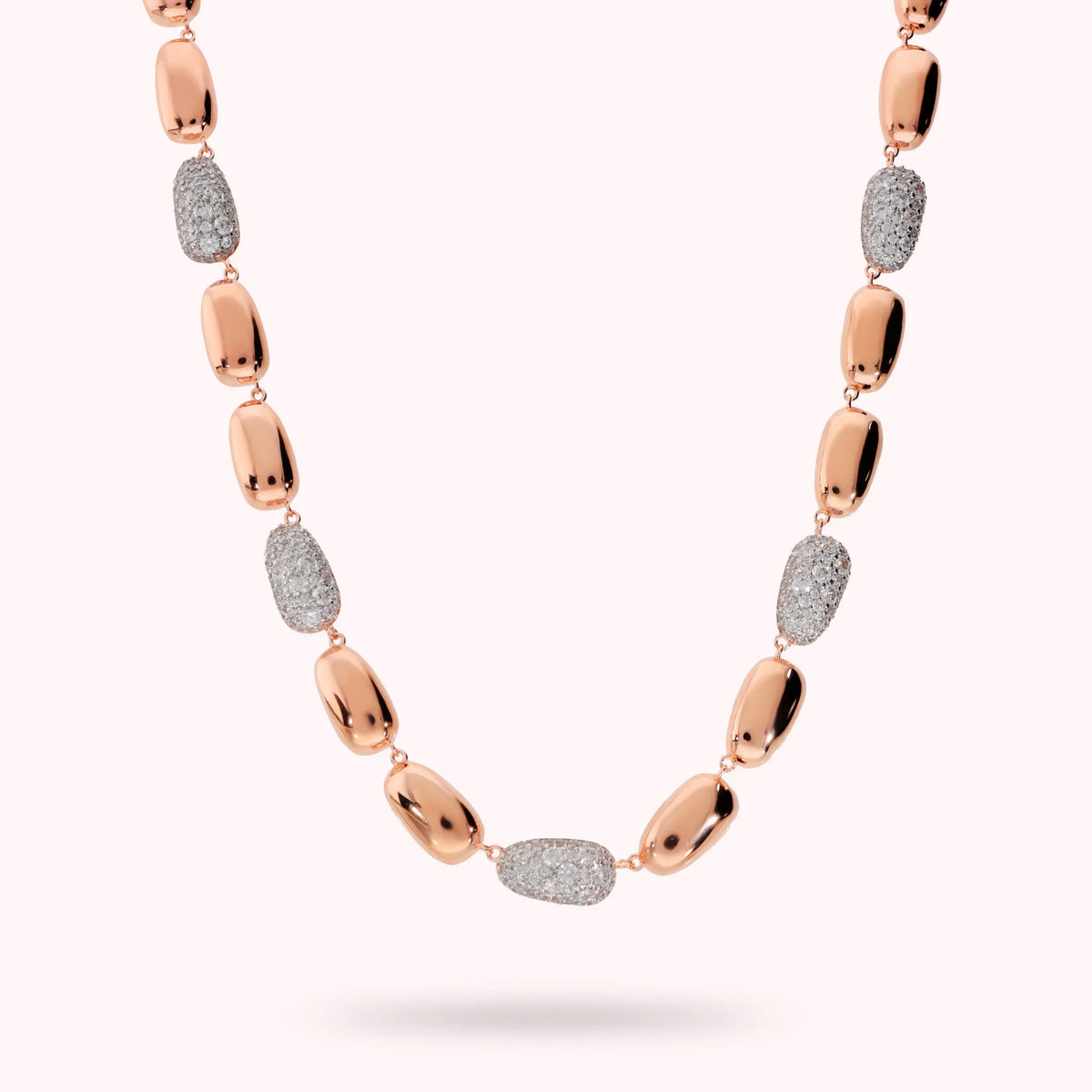 Collana Pepita Girocollo con Pavé di Cubic Zirconia