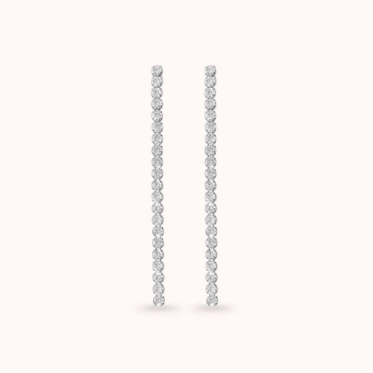 Orecchini Tennis con Cubic Zirconia