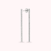 Orecchini Tennis con Cubic Zirconia