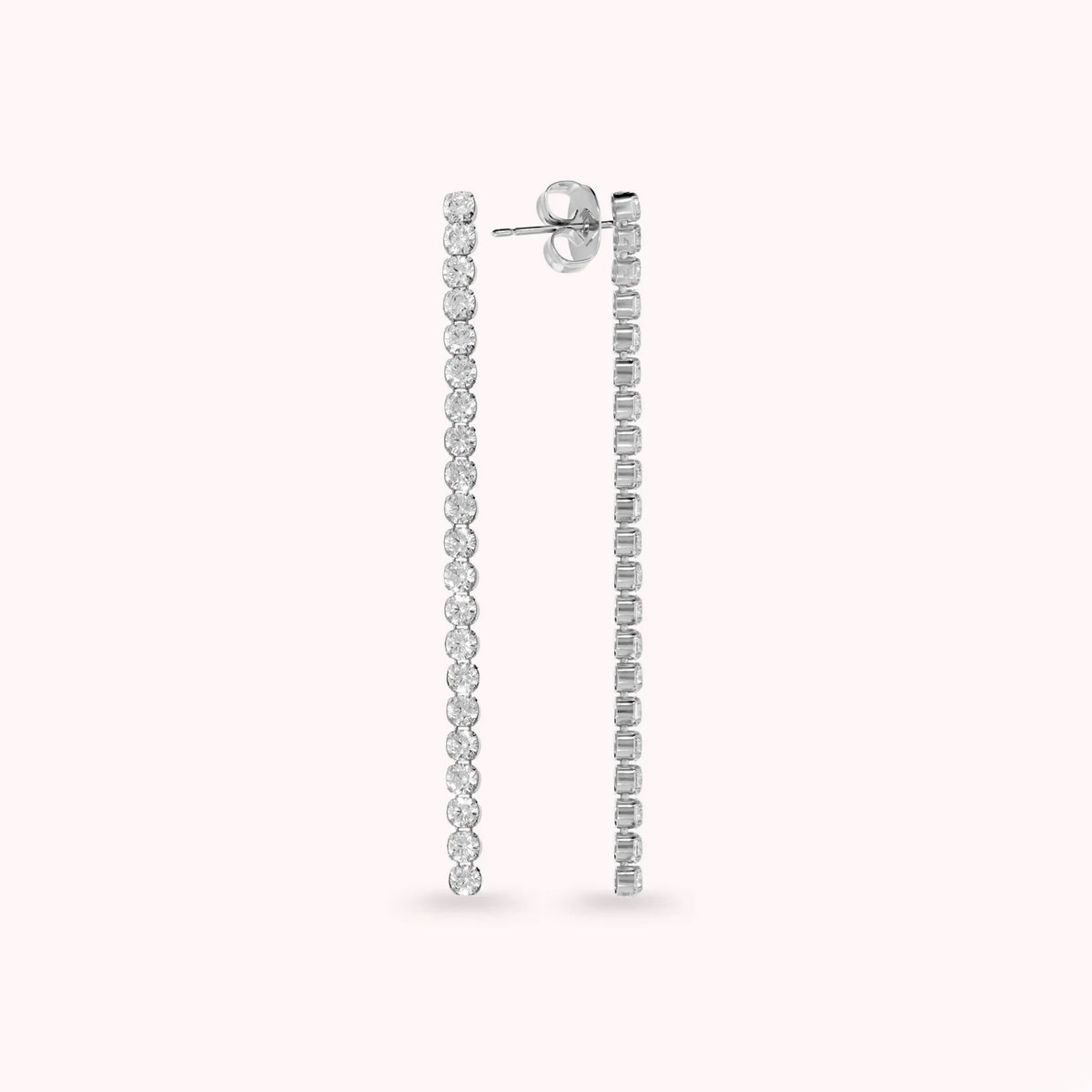 Orecchini Tennis con Cubic Zirconia