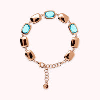Bracciale Essentiel con Pepite Lucide e Prisma Gem a Baguette