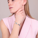 Bracciale Essentiel con Pepite Lucide e Prisma Gem a Baguette