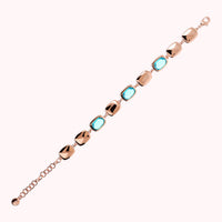 Bracciale Essentiel con Pepite Lucide e Prisma Gem a Baguette