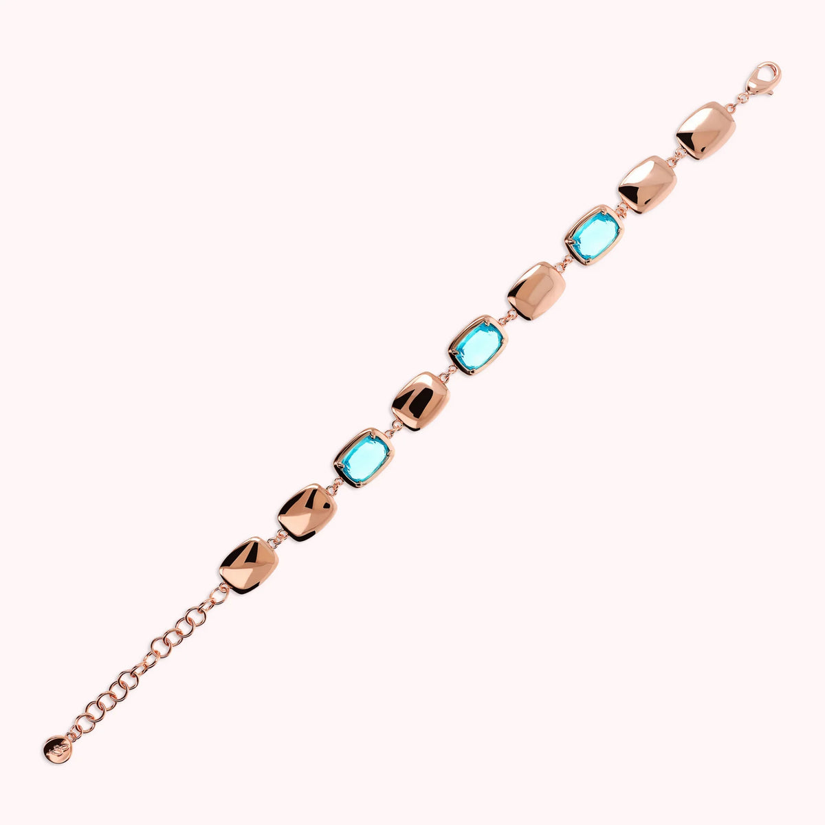 Bracciale Essentiel con Pepite Lucide e Prisma Gem a Baguette