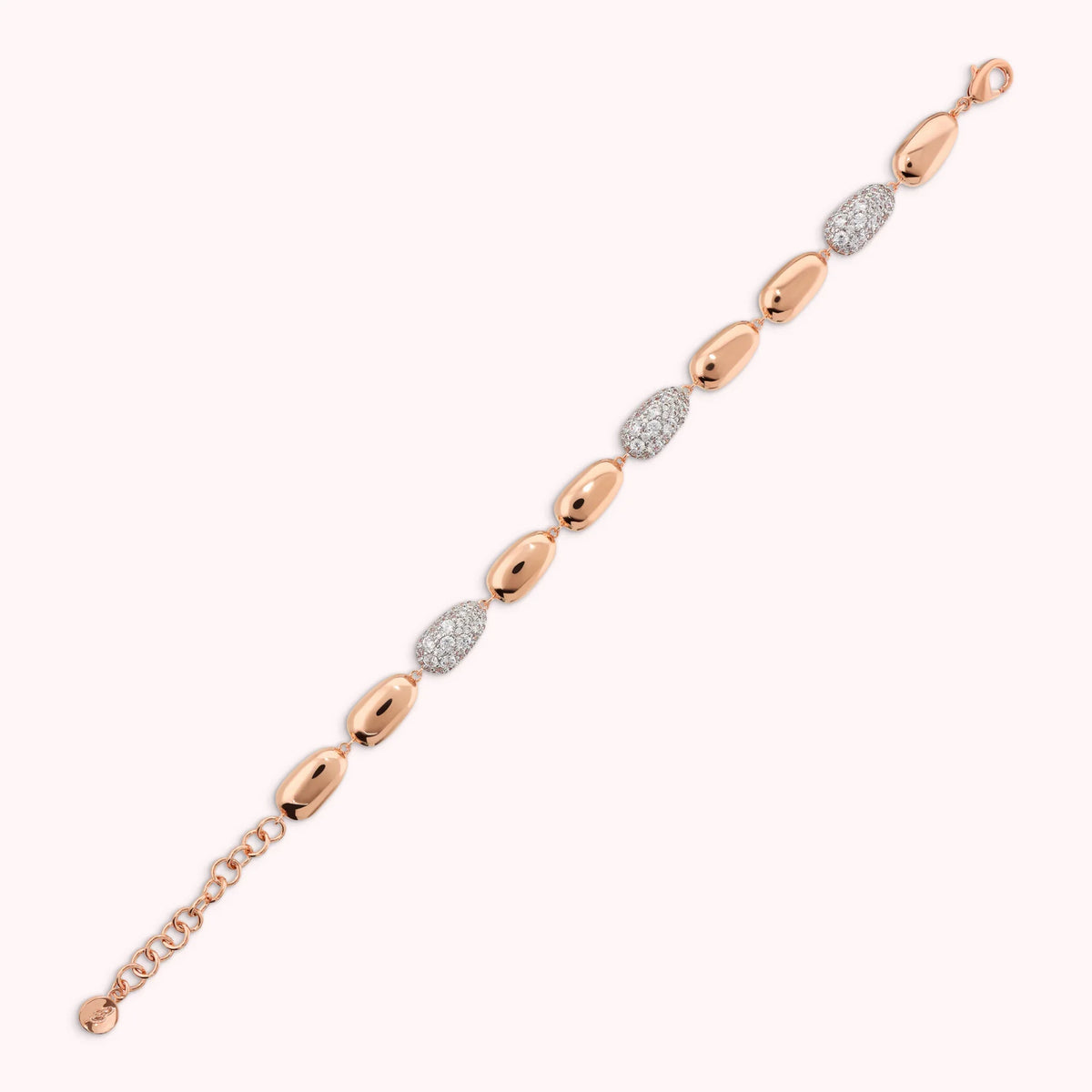 Bracciale Pepita con Pavé di Cubic Zirconia