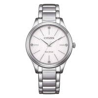 Orologio Citizen Lady in acciaio quadrante turchese pastello con cristalli
