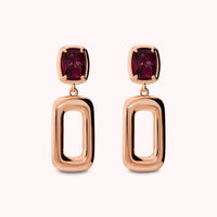 Orecchini Essentiel Pendenti con Prisma Gem a Baguette