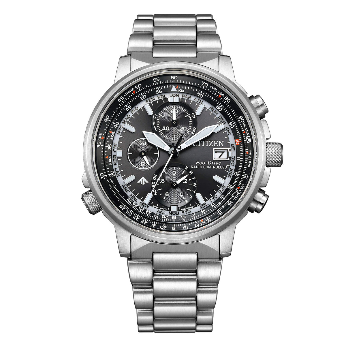 Crono Pilot Acciaio 41mm