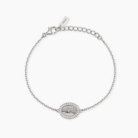 Bracciale in argento con Madonnina