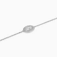 Bracciale in argento con Madonnina