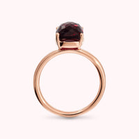 Anello Essentiel Cocktail con Prisma Gem Rettangolare Taglio Mosaico