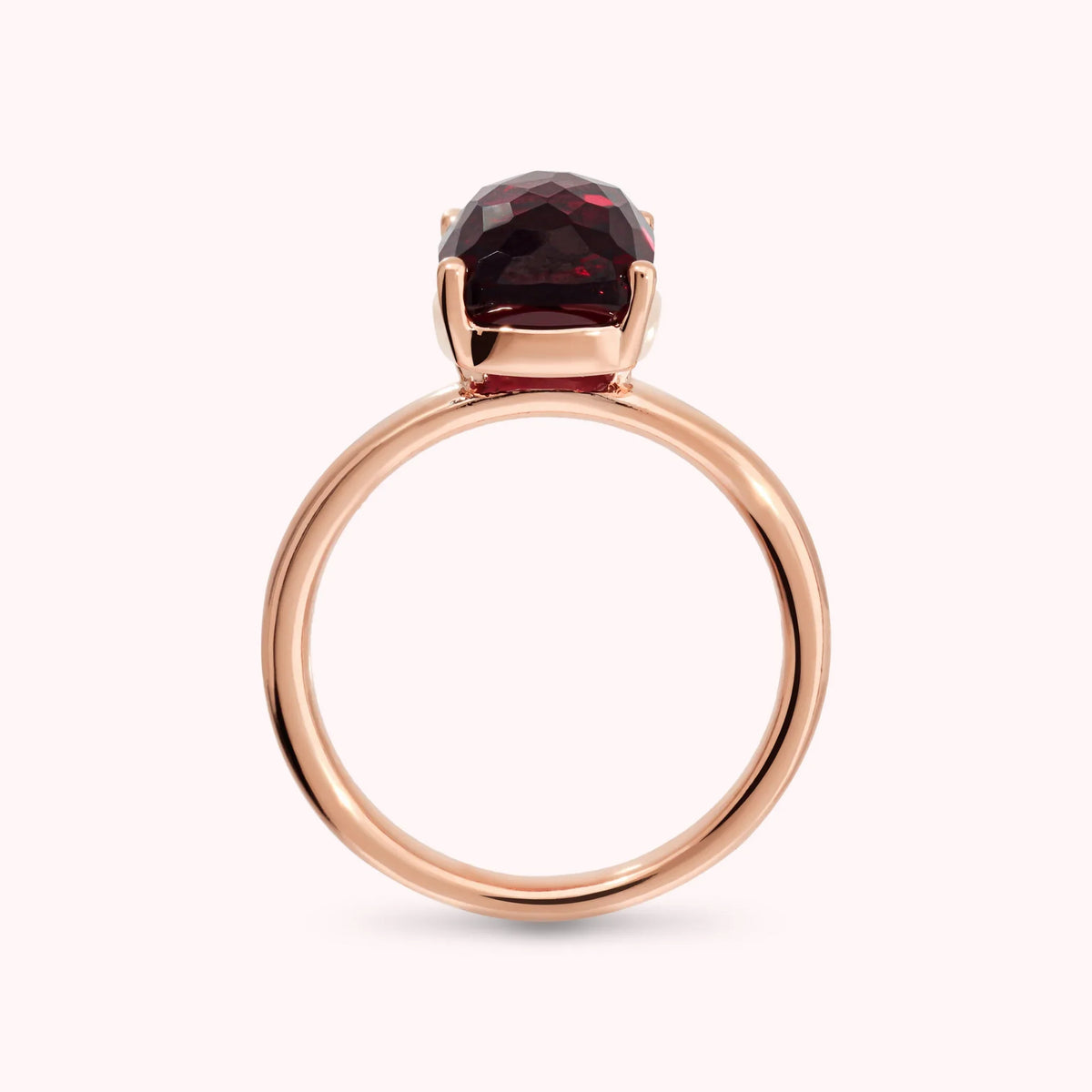 Anello Essentiel Cocktail con Prisma Gem Rettangolare Taglio Mosaico