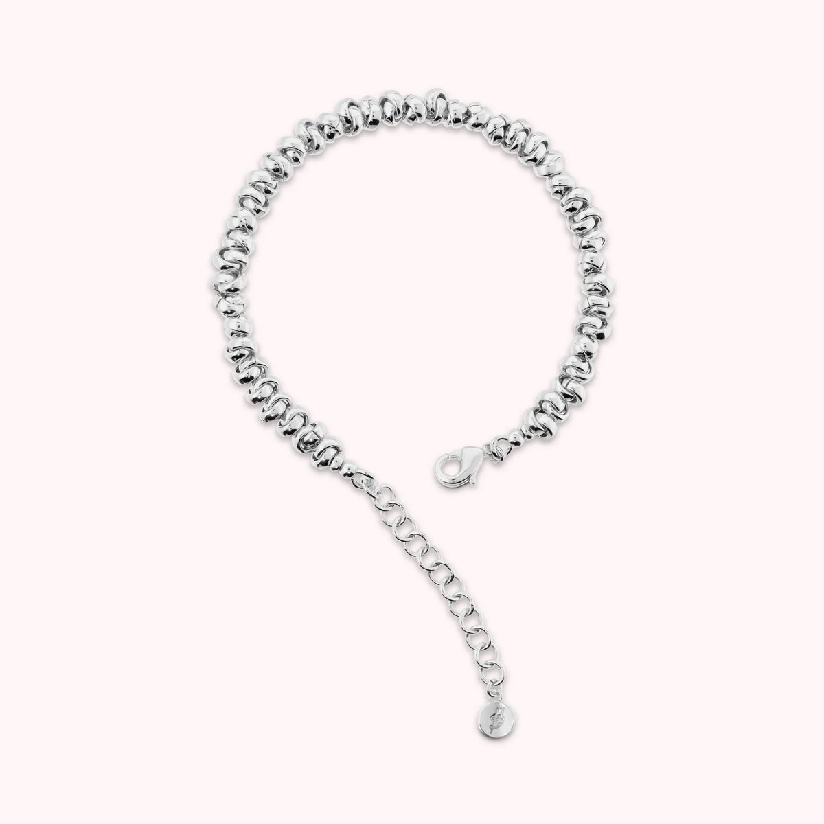 Bracciale ad Anelli Intrecciati Lucido