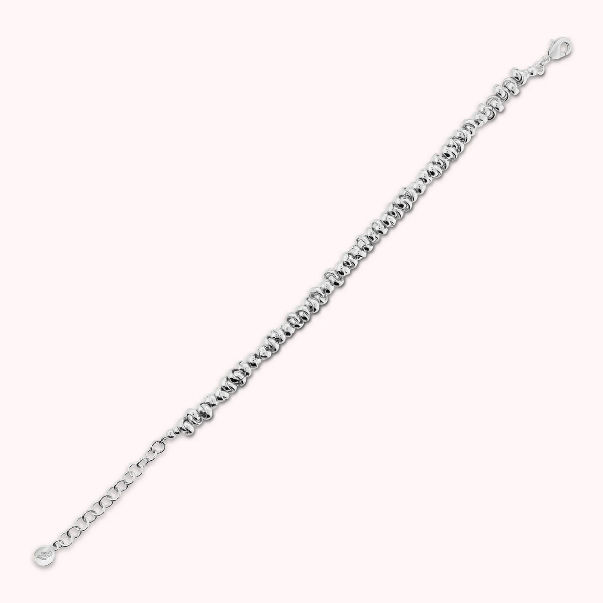 Bracciale ad Anelli Intrecciati Lucido