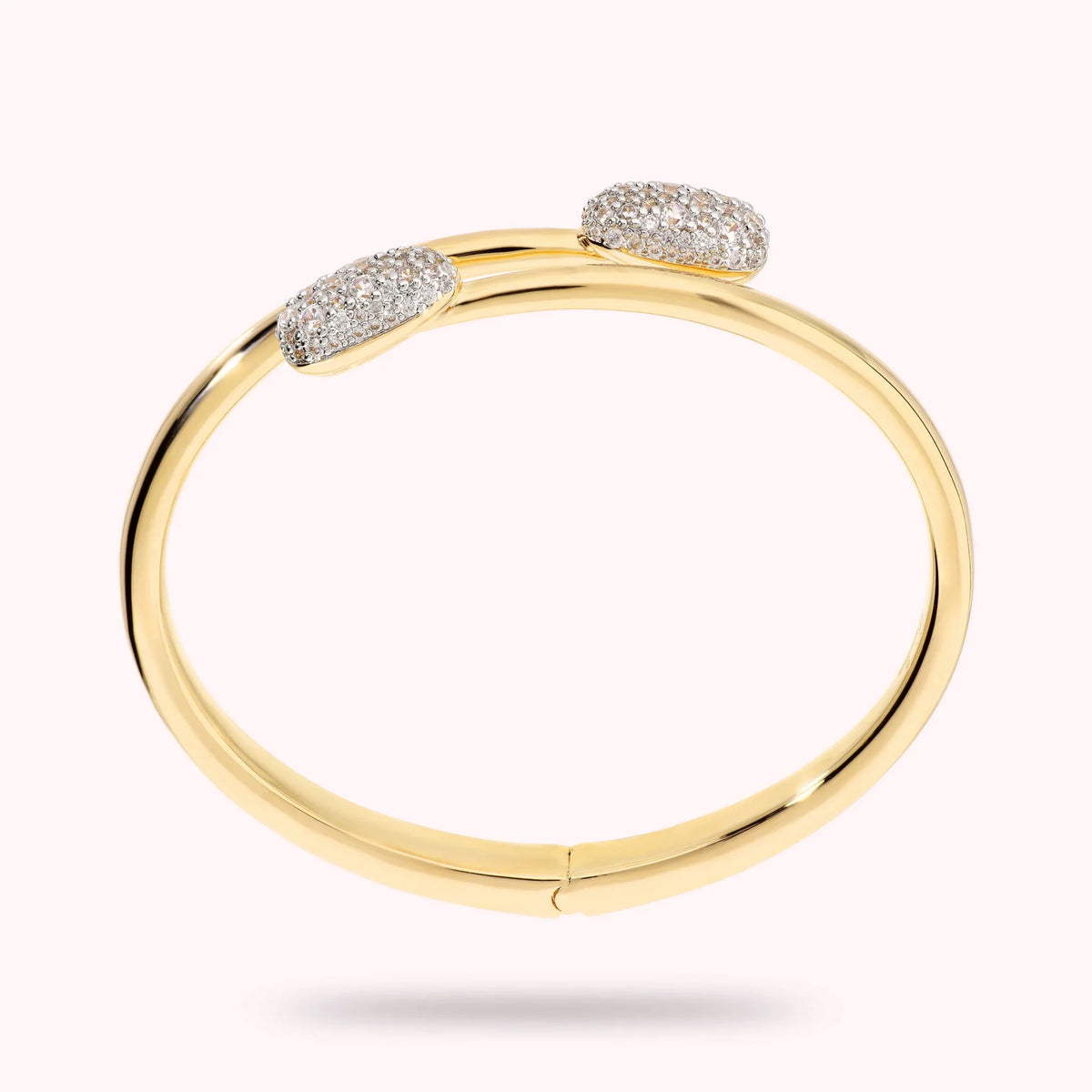 Bracciale Pepita Rigido Contrarié con Pavé di Cubic Zirconia