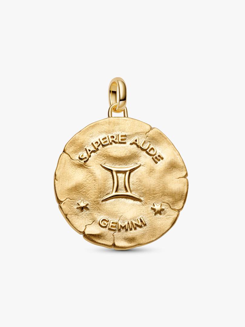 Charm Medallion XL Gemelli "Sapere Aude"
